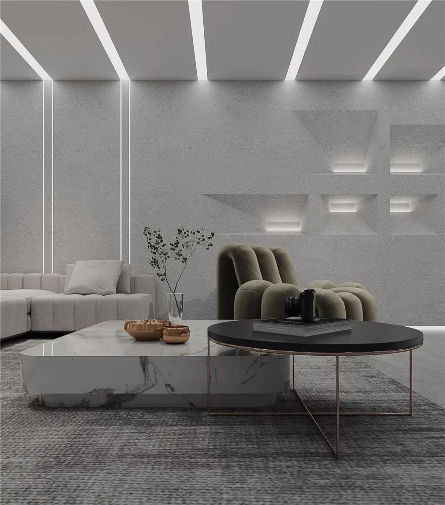 南京 900㎡极简雅宅 | 白色光影里的时光艺术-66