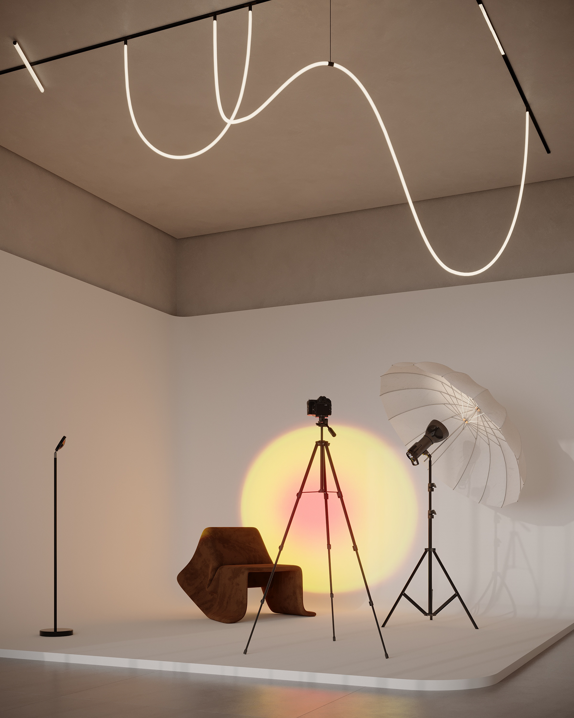 Photography Studio Design（摄影工作室设计）丨沙特阿拉伯丨Lina Architecture Designs-9