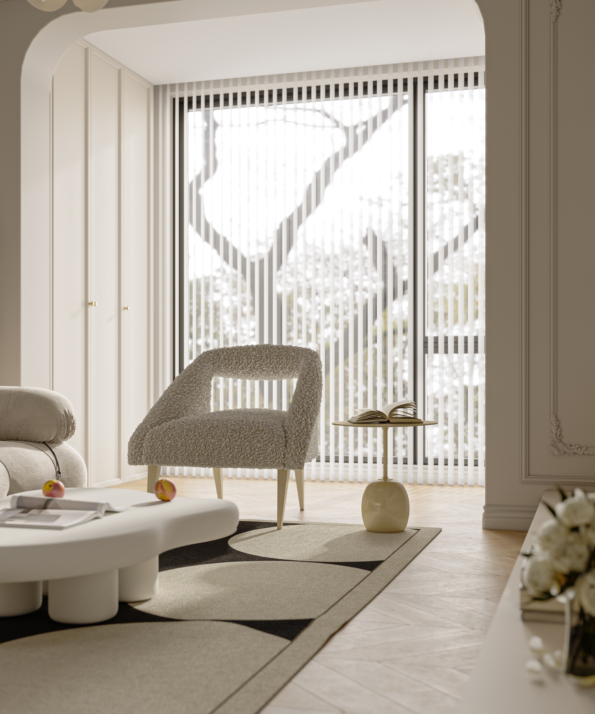 奶油风简约法式-1