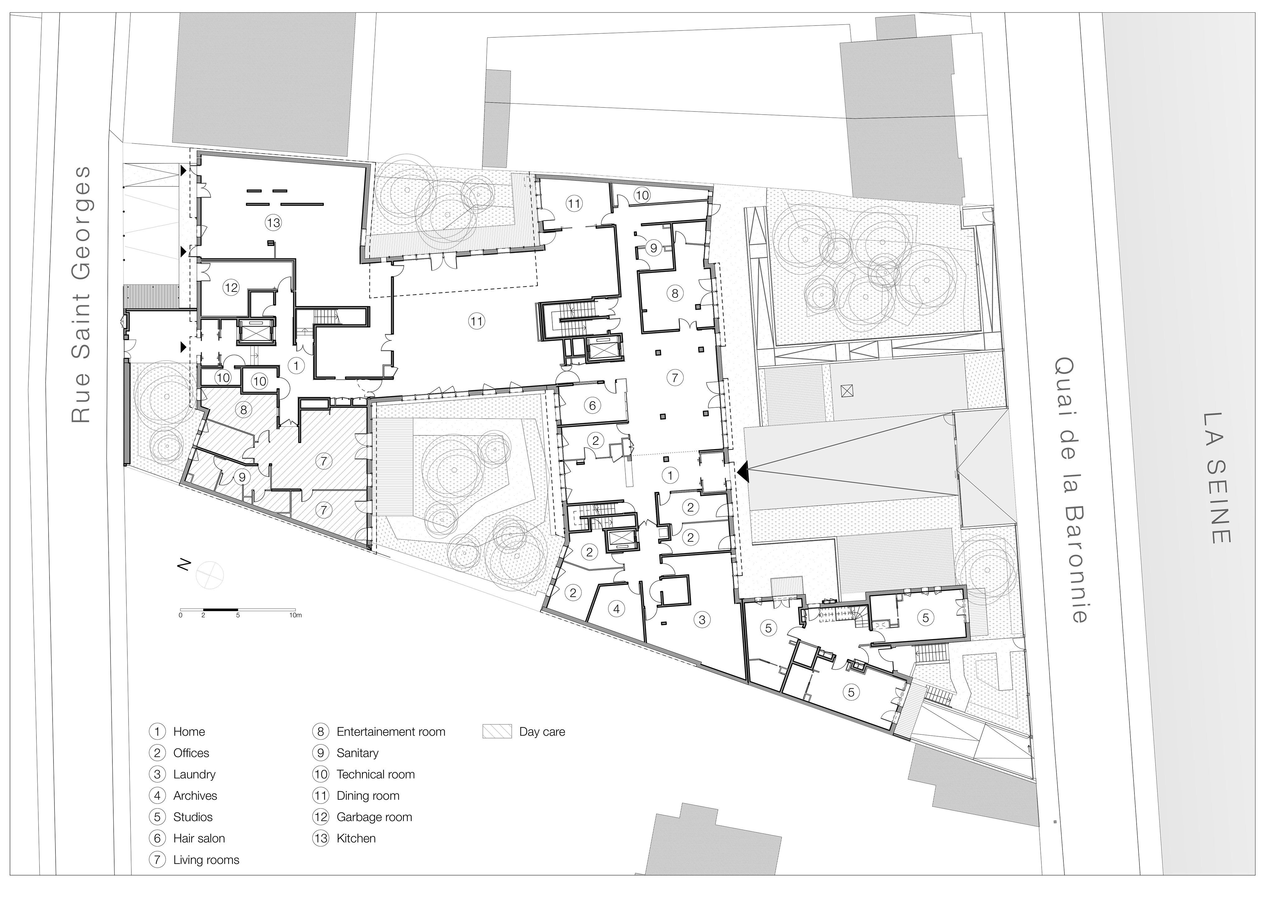 巴黎塞纳河畔养老住宅丨法国巴黎丨Palissad-16