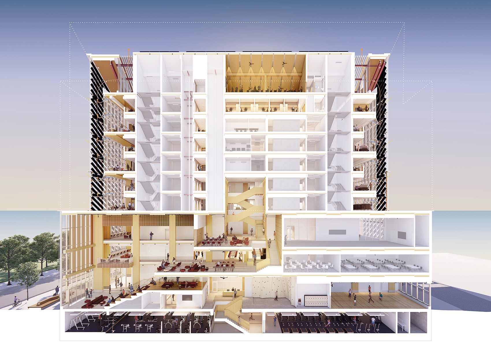 Limberlost广场活动中心丨加拿大多伦多丨Moriyama Teshima Architects等-42