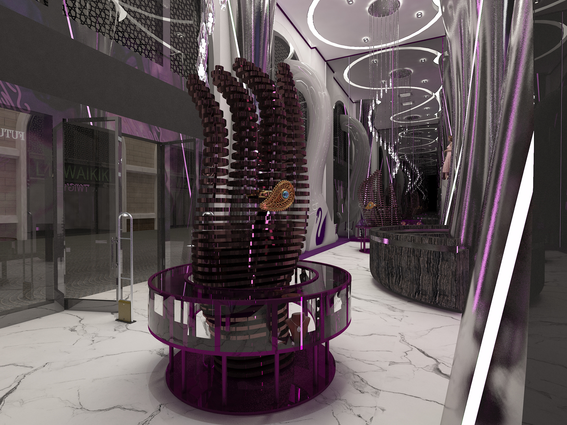 施华洛世奇店铺设计丨EKİN ELİNÇ-6