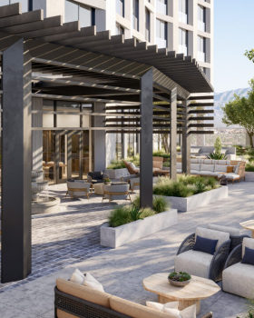 Cello Tower and Origin at Symphony Park - Perkins Eastman