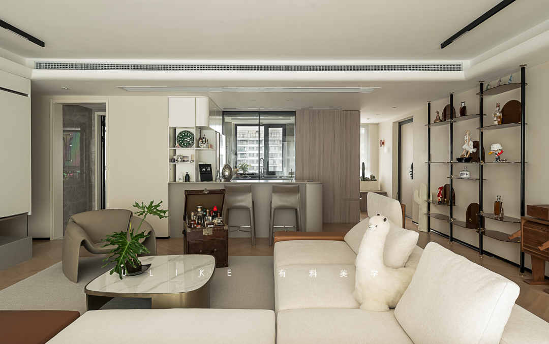 现代温馨家居,圆弧与暖色的完美融合丨YIM DESIGN-24