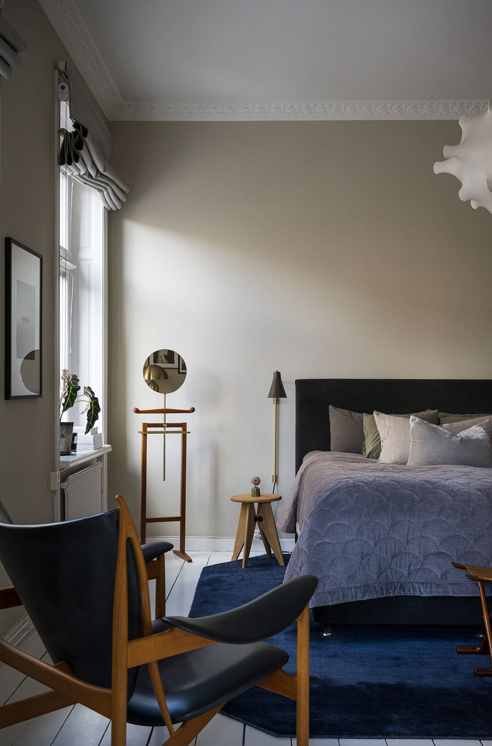 斯德哥尔摩橄榄绿公寓,冲浪板成独特装饰-25