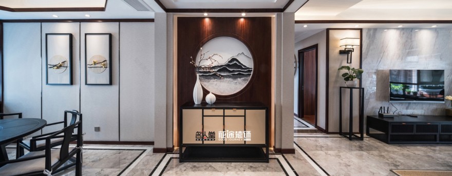 素年锦时,岁月静好——合肥180㎡新中式住宅 名人堂-征途装饰-4