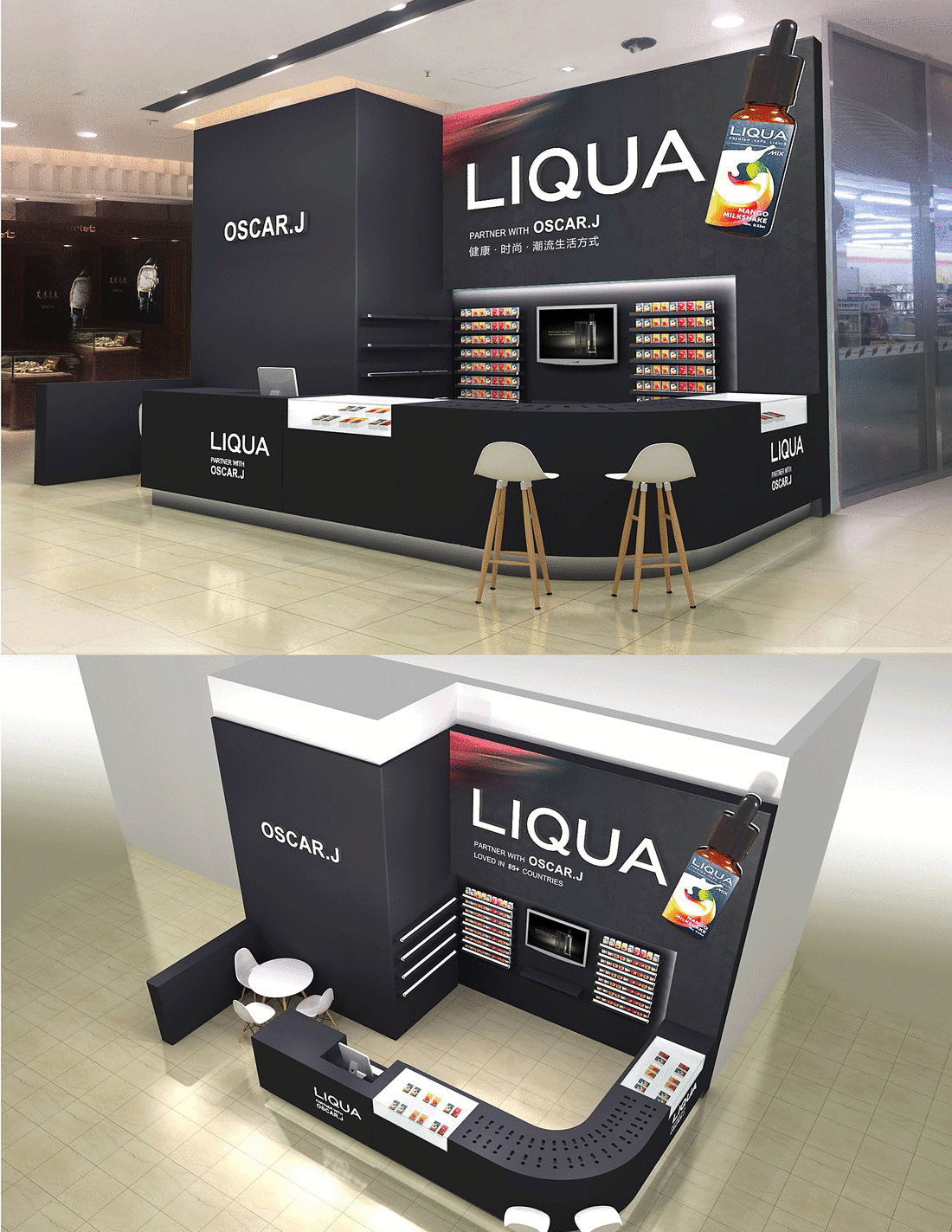 德国 LIQUA 电子烟店 成都四店设计各异-2