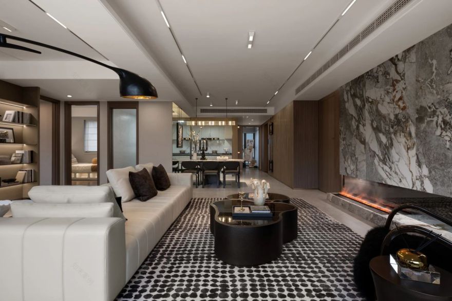 长沙中海寰宇天下143样板房丨中国长沙丨塞拉维设计,π SQUARED派平方设计-6