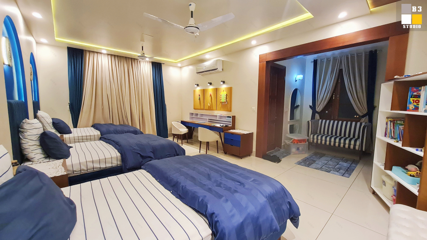 AWU 卧室室内与家具设计丨巴基斯坦卡拉奇丨B3 设计工作室-10