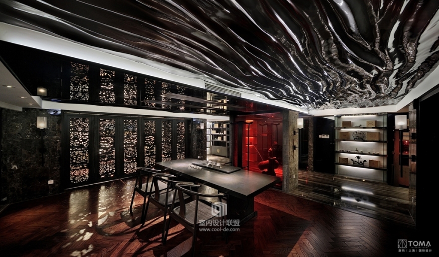 唐玛设计:君越茶馆设计-14