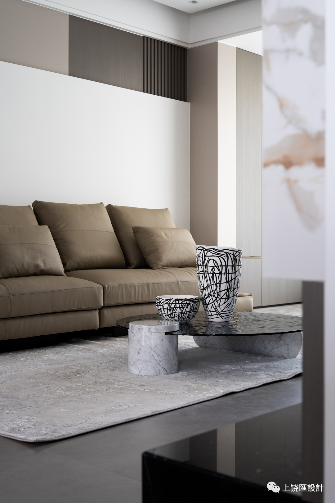 奶油风尚 · 王新涛 135㎡平层空间设计丨中国上饶丨博洛尼全屋定制-9