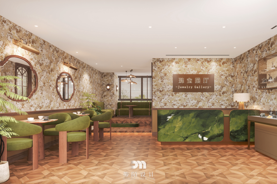 【蒂陌作品41期】深圳·金展珠宝广场丨100㎡珠宝展厅：Jewelry跨越世代的珍藏-28