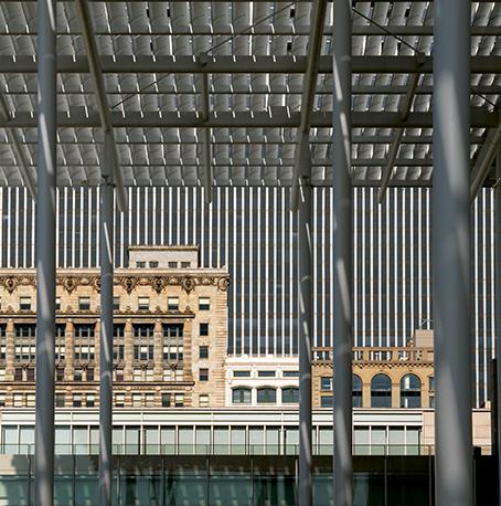 芝加哥艺术博物馆现代翼——巨型悬浮铝板太阳保护系统-13