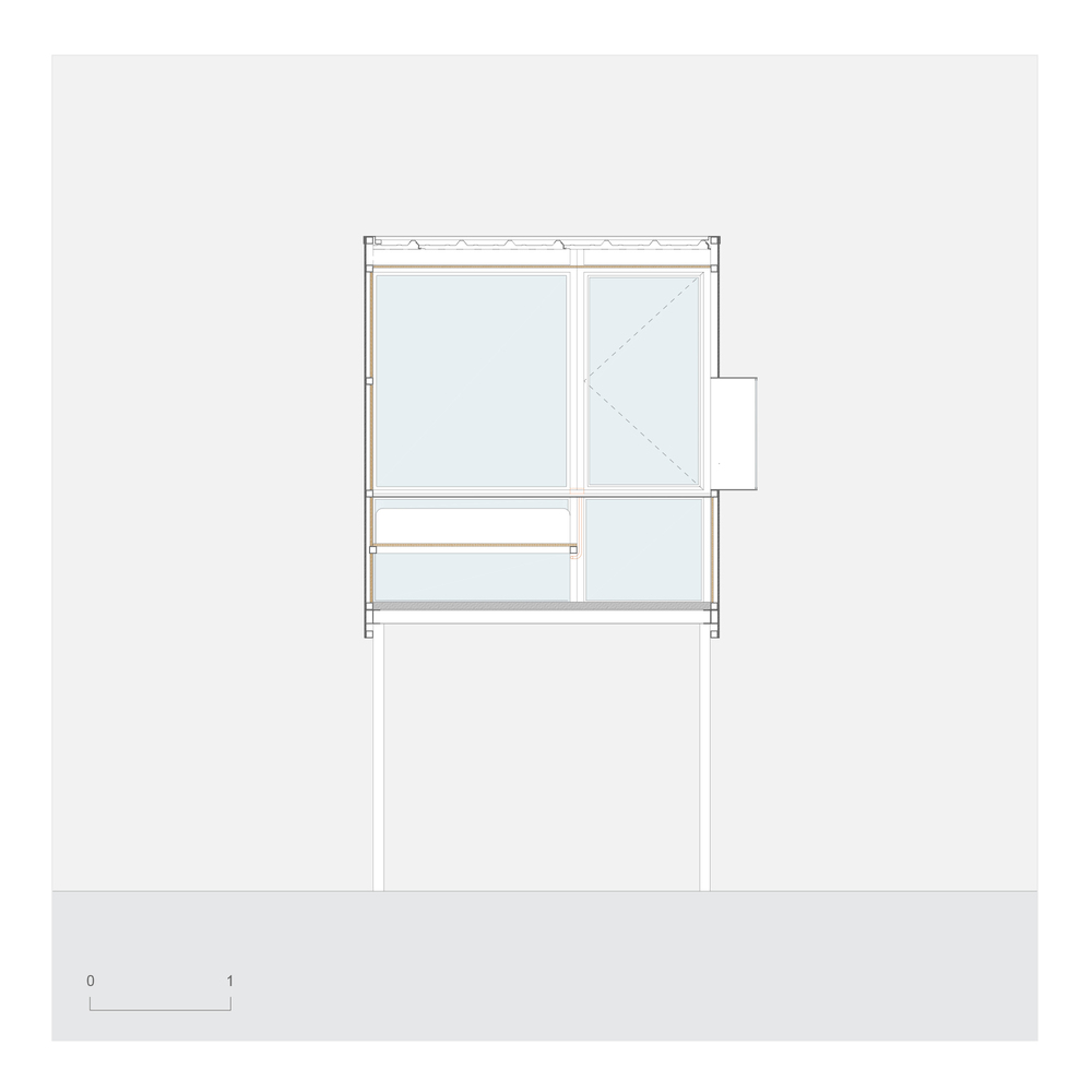 巴西森林中的透明小木屋-33