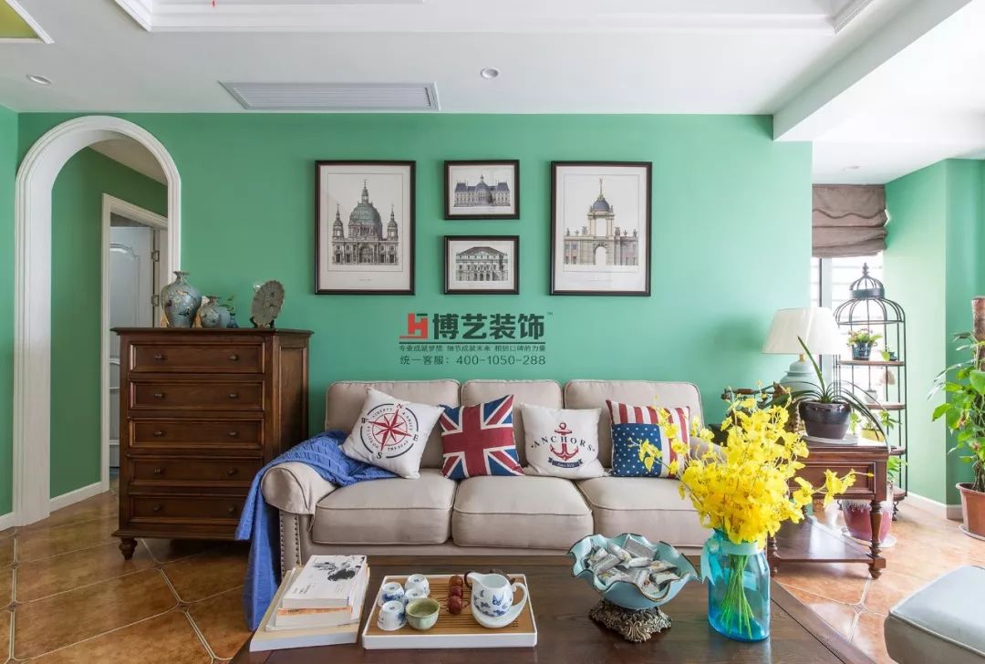 《静谧时光》 | 绿色主调,美式休闲与自然隽永的完美融合-9