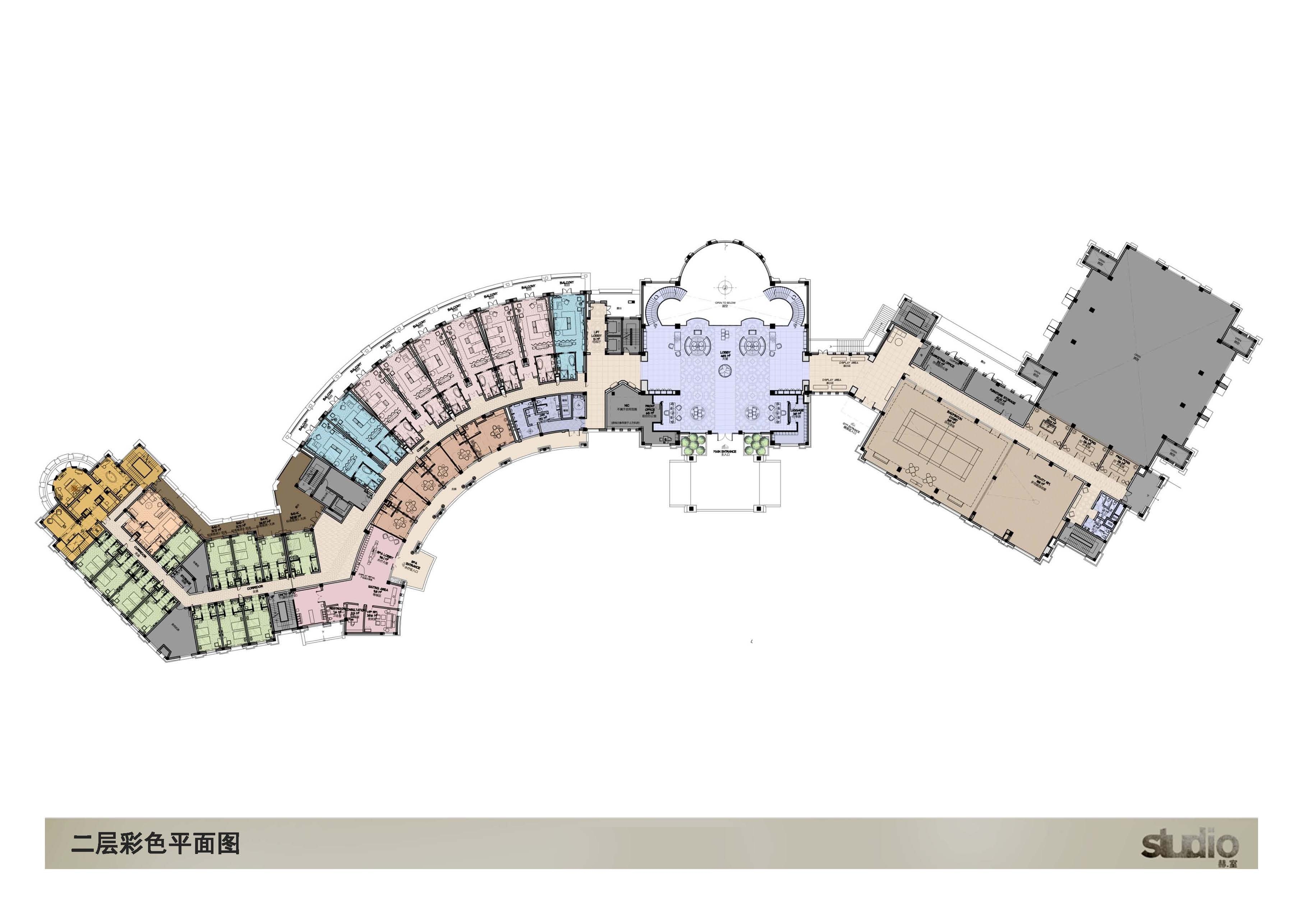 赫室 杭州加州酒店优雅美式风格设计方案概念-22