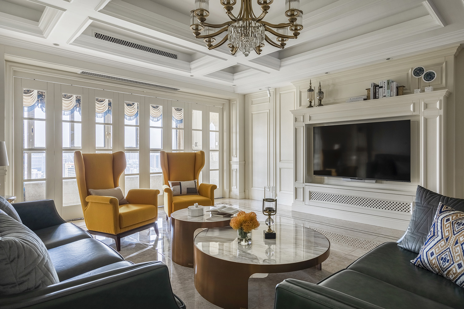 260㎡的大平层,逆流而来的美式风丨中国福州丨福州上行维度设计有限公司-17