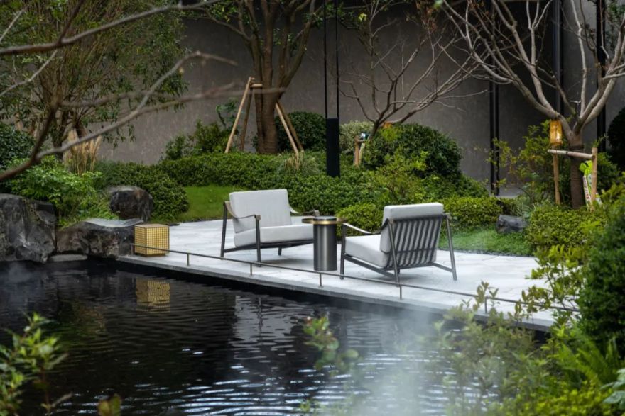 杭州河印观翠湾行馆生活丨中国杭州丨木杉景观-48