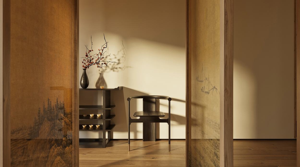 忆江南·中式别墅丨ZHBB 效果表现-51