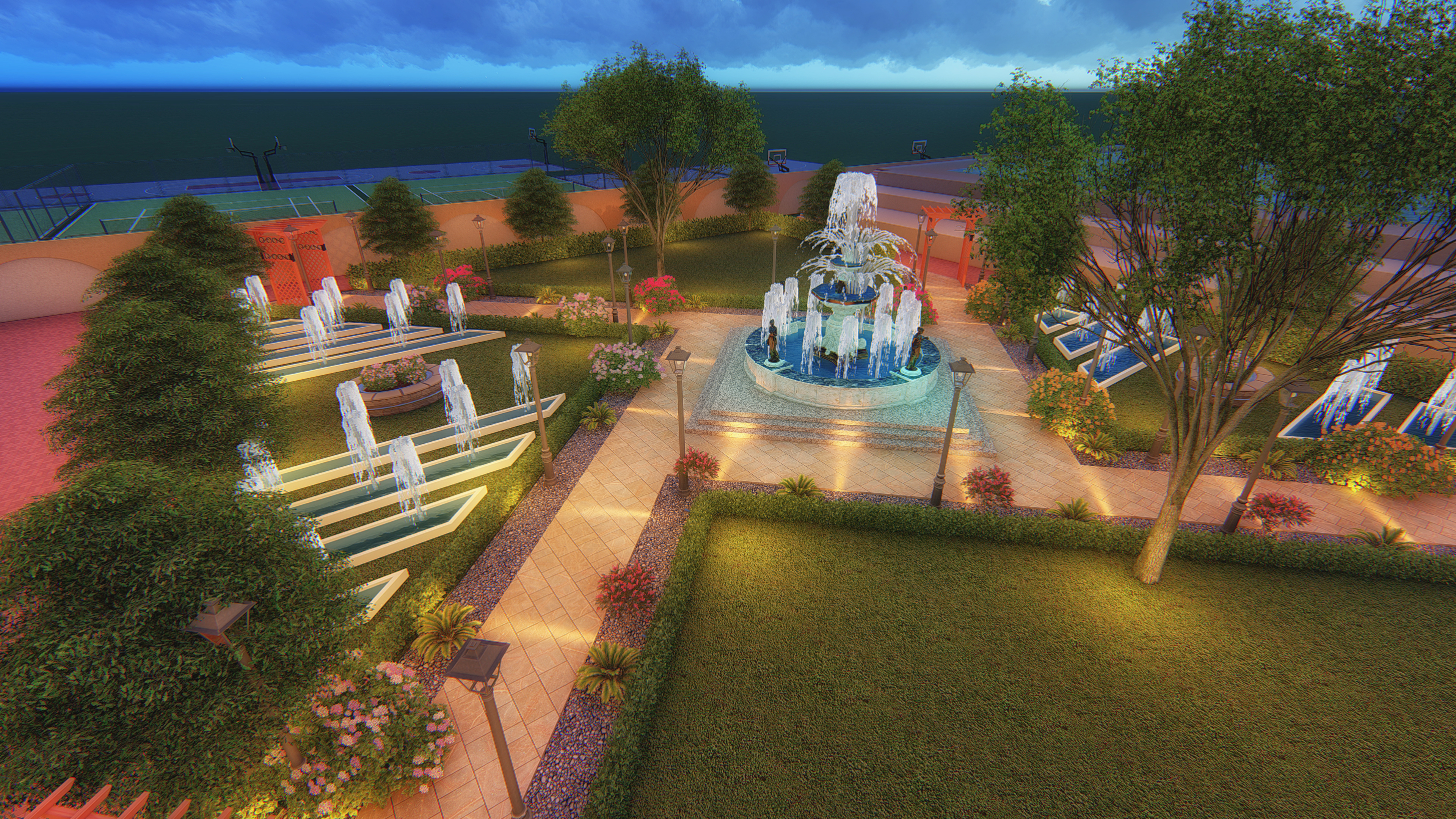 landscape garden B-2