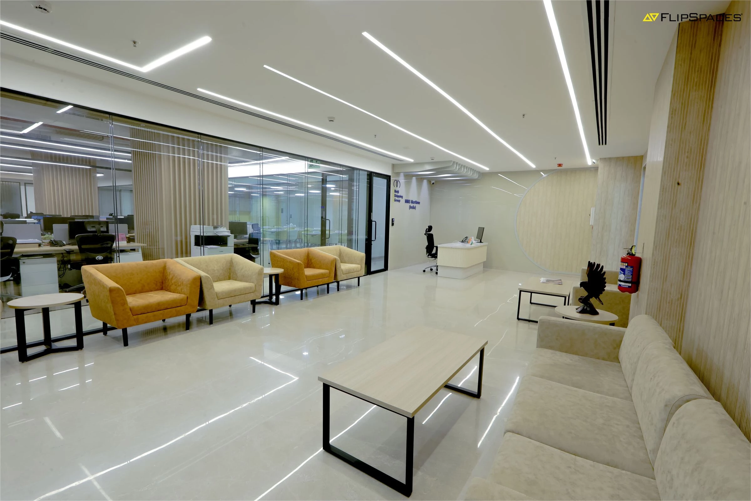 MMSI 办公室室内设计丨印度丨Flipspaces-4