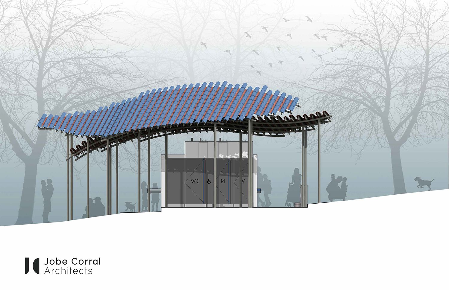 节日海滩洗手间丨Jobe Corral Architects-21