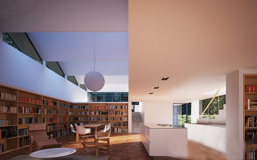 加州锯齿形屋顶的 Hendee·Borg 住宅-22