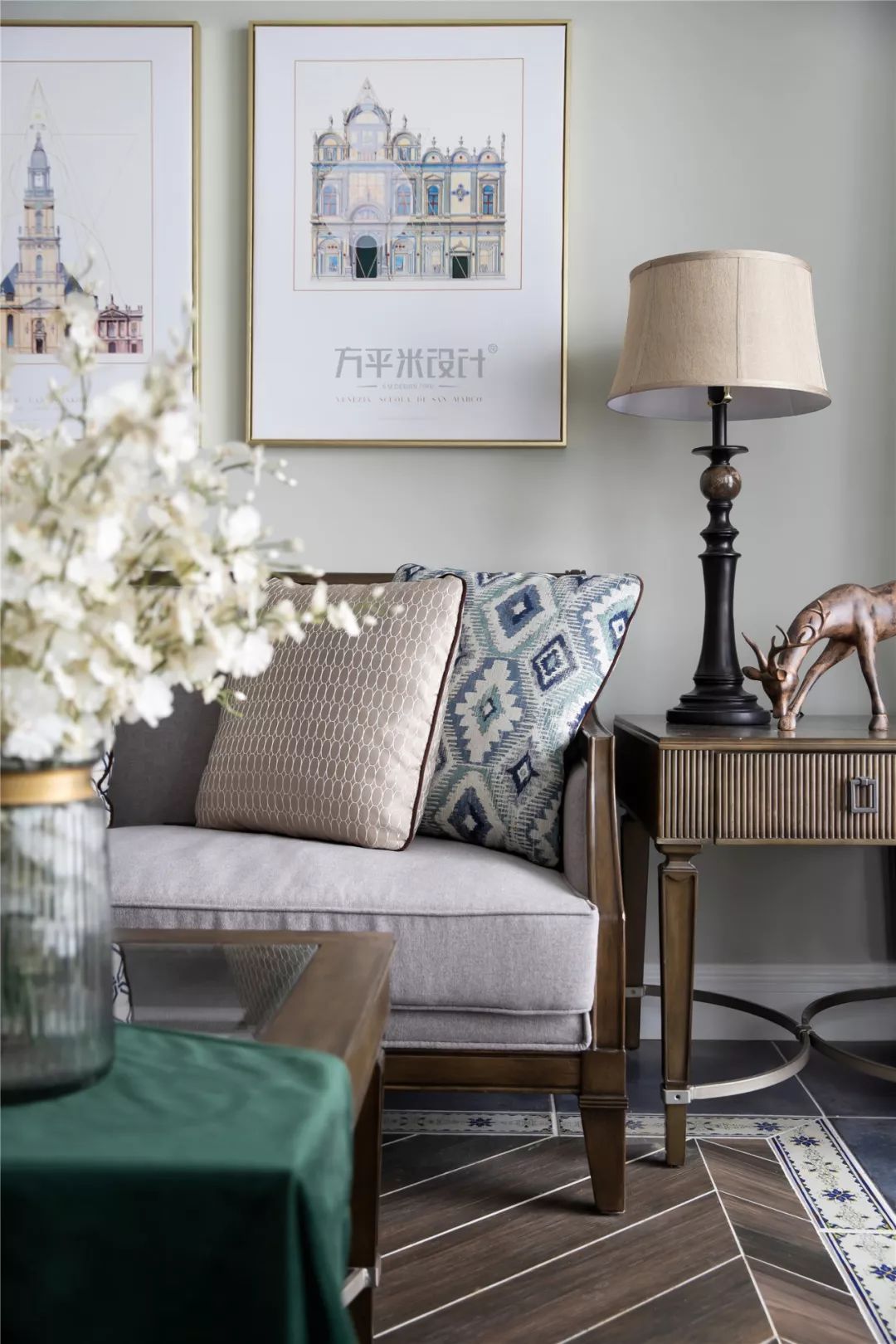 方平米设计 | 现代美式实景新作《相遇缇香》-23