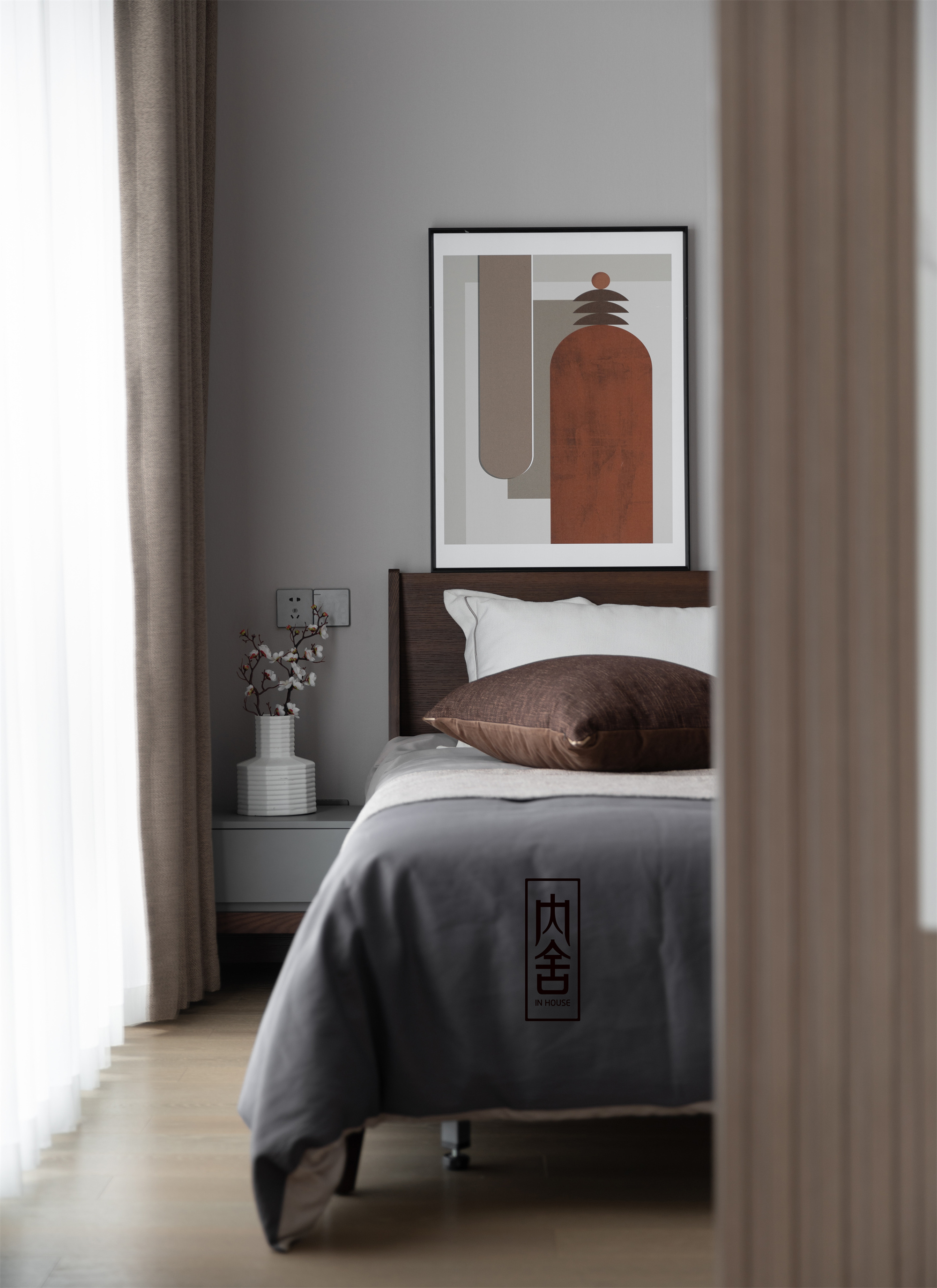 遇见·秋天 · 现代轻奢四居室设计丨美国西雅图丨内舍整体软装-34