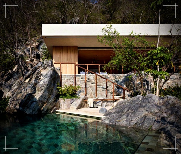 雪松木屋海滨度假屋设计丨墨西哥-15