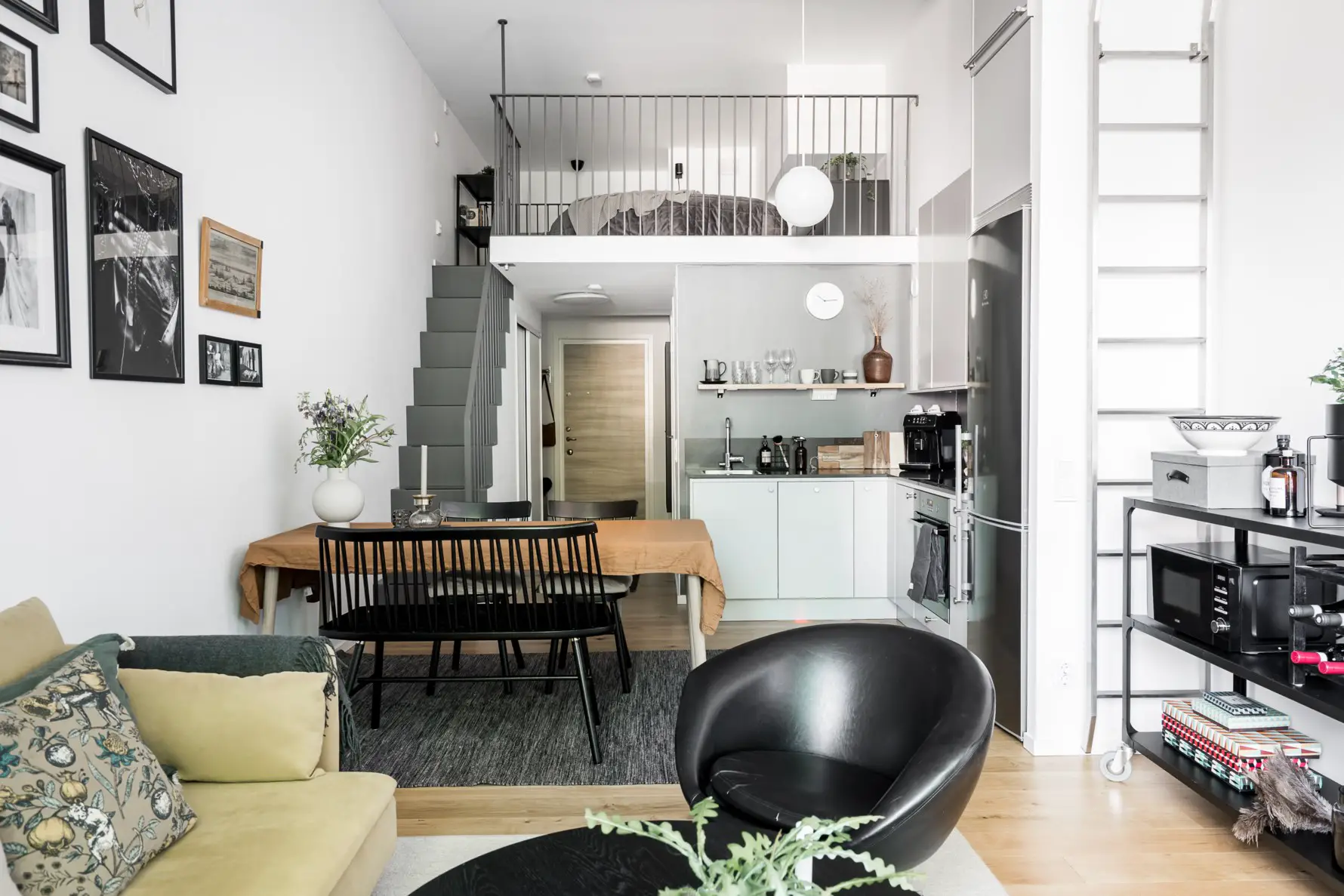 瑞典 35m2 精致一居,空间利用典范-3