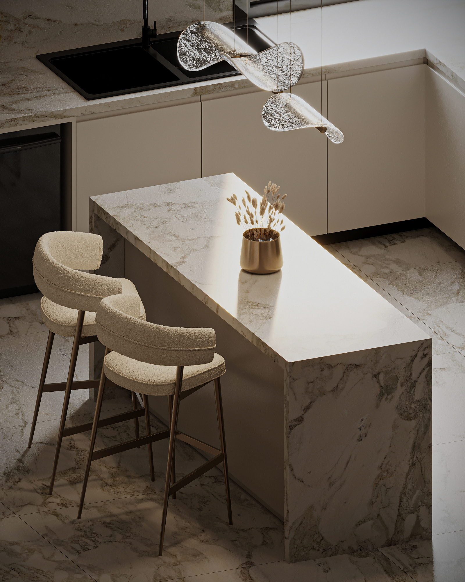 现代厨房设计-1