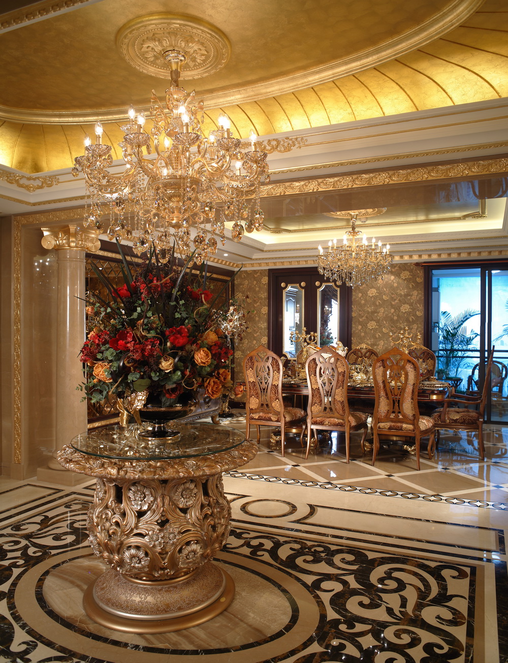 泉州浦西万达公馆 豪华欧式样板房-25