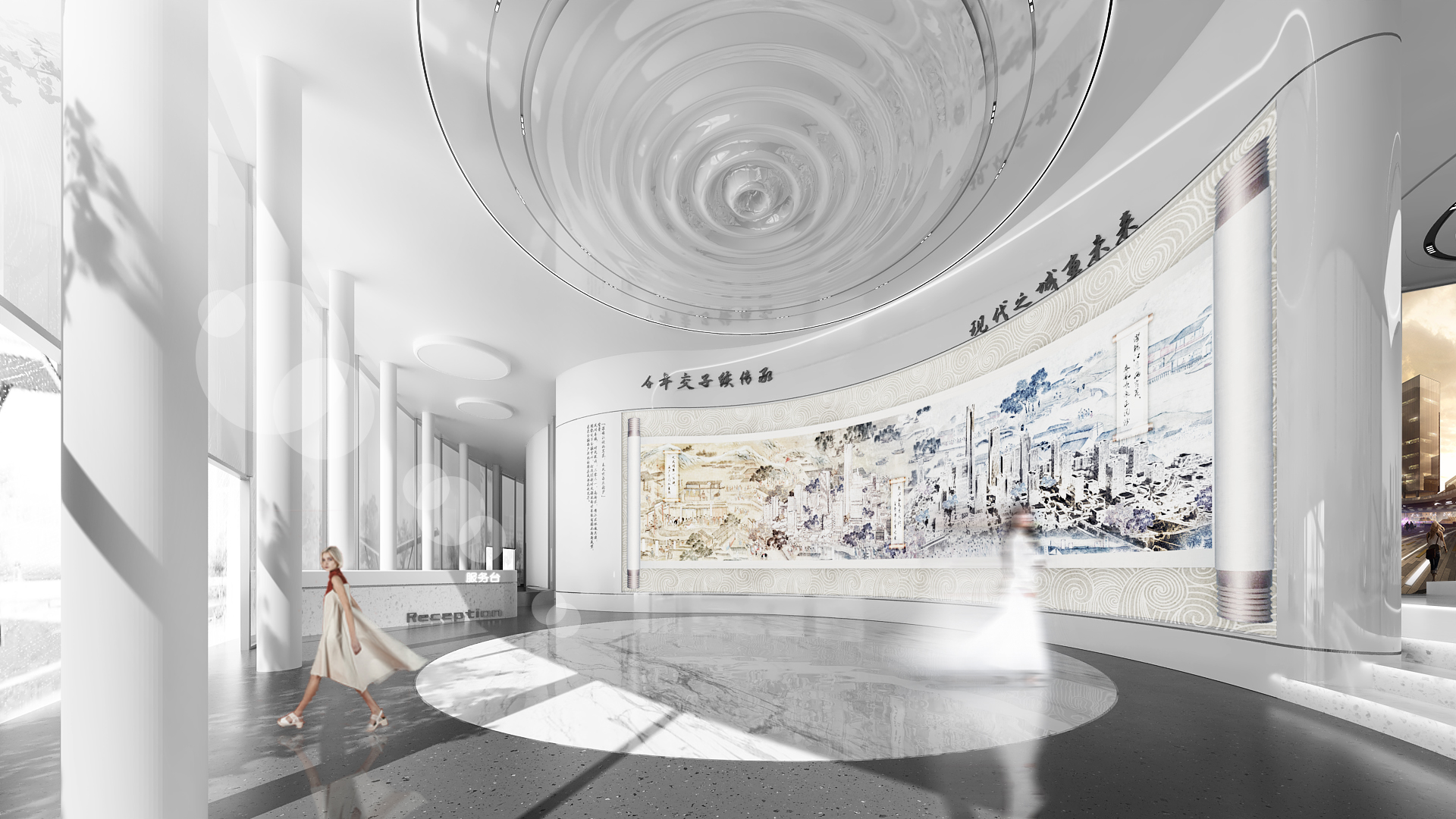 成都交子公园现代之城展示中心-1