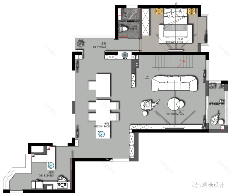 黑白之间·台州置信原墅现代风设计丨中国台州丨余荣-14
