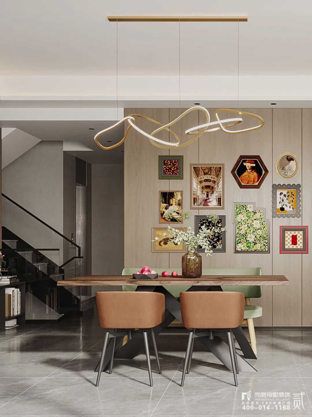 云河玉陛 x 尚层作品 | 300㎡现代简约住宅，探索生活，向心而居！-19