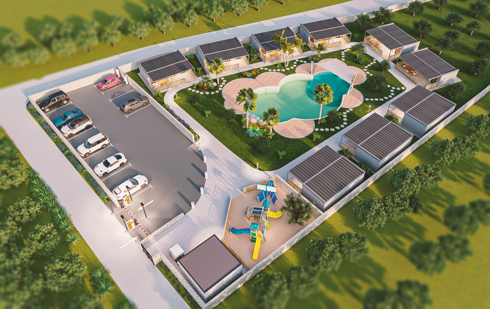 Camping site Istria/Croatia-MASTER PLAN/Concept-7