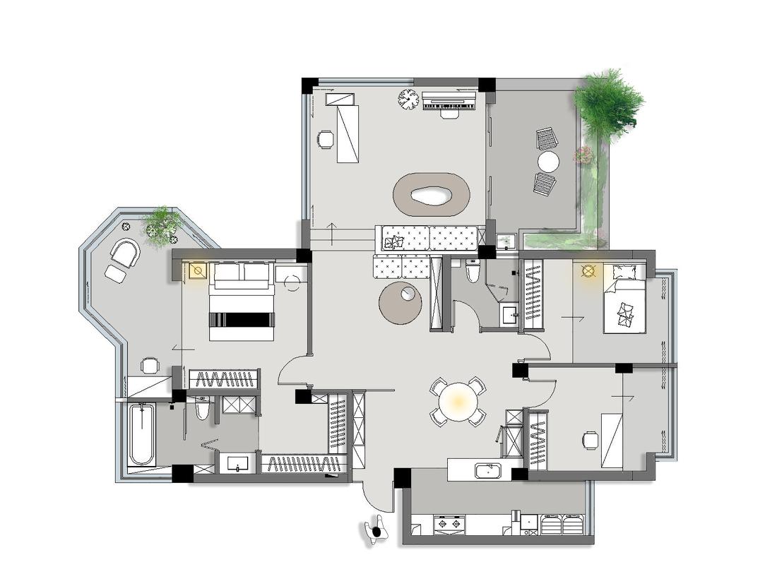 董先生秦小妹的复古海派成都新家丨中国成都丨成都拾光悠然设计-8
