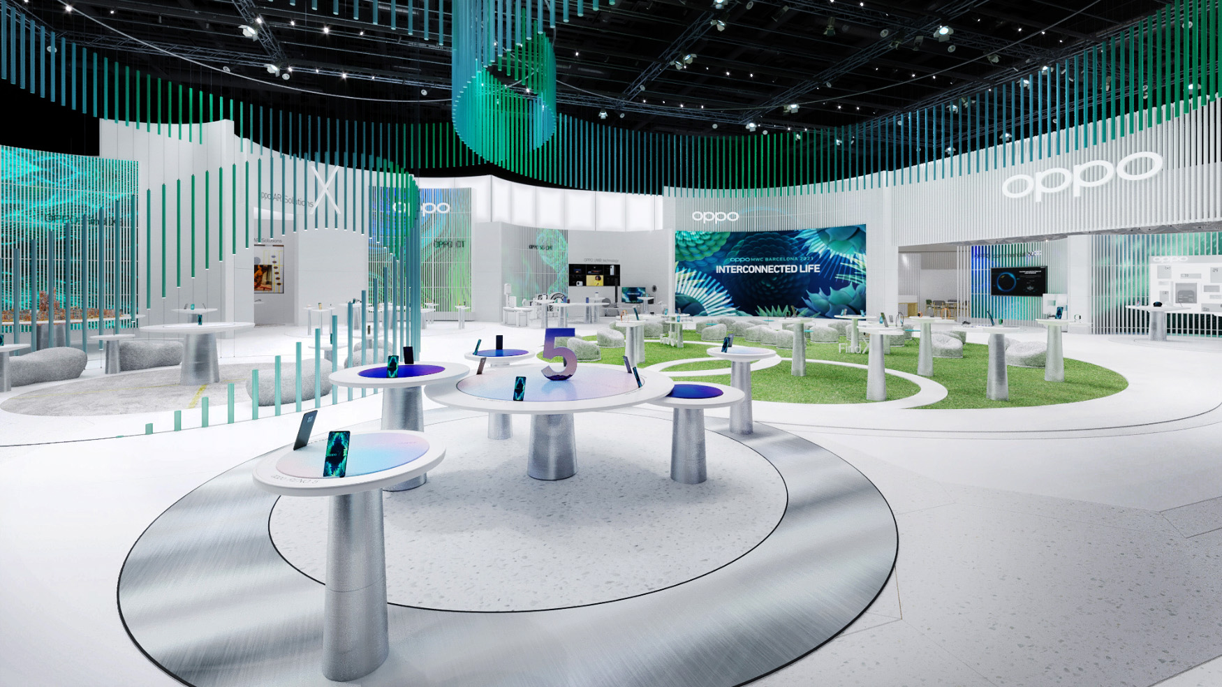 OPPO MWC Barcelona 展位设计丨西班牙巴塞罗那-48