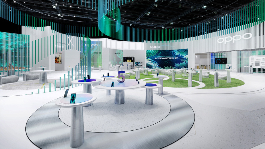 OPPO MWC Barcelona 展位设计丨西班牙巴塞罗那-48