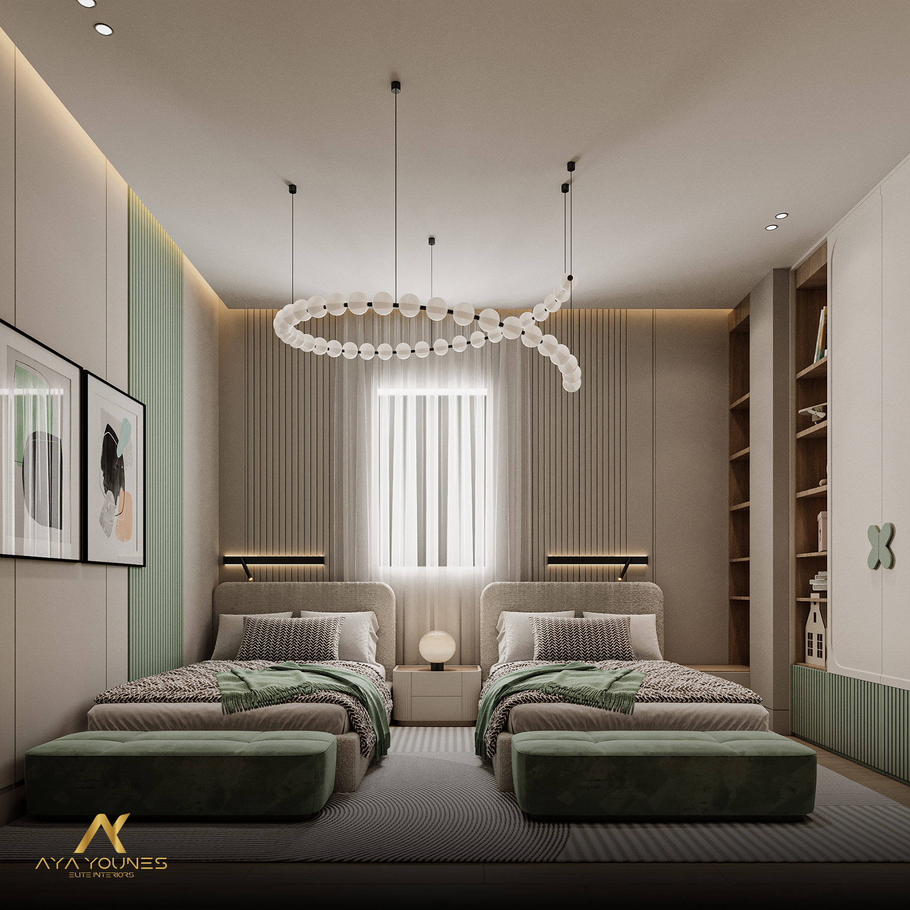 儿童主卧室丨埃及丨Sera Studio-3