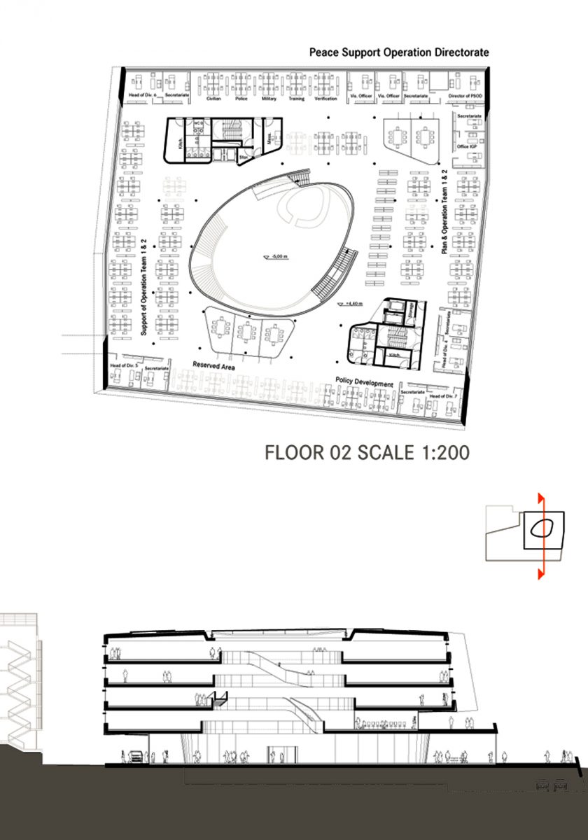 非洲联盟和平与安全大楼丨埃塞俄比亚亚的斯亚贝巴丨柏林Hascher Jehle Architektur-7