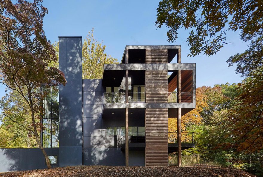 美国马里兰州格伦回声莫西干山线性组合住宅-14