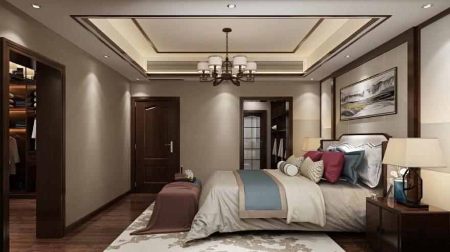 吉首溶江小区新中式全案整装设计-60