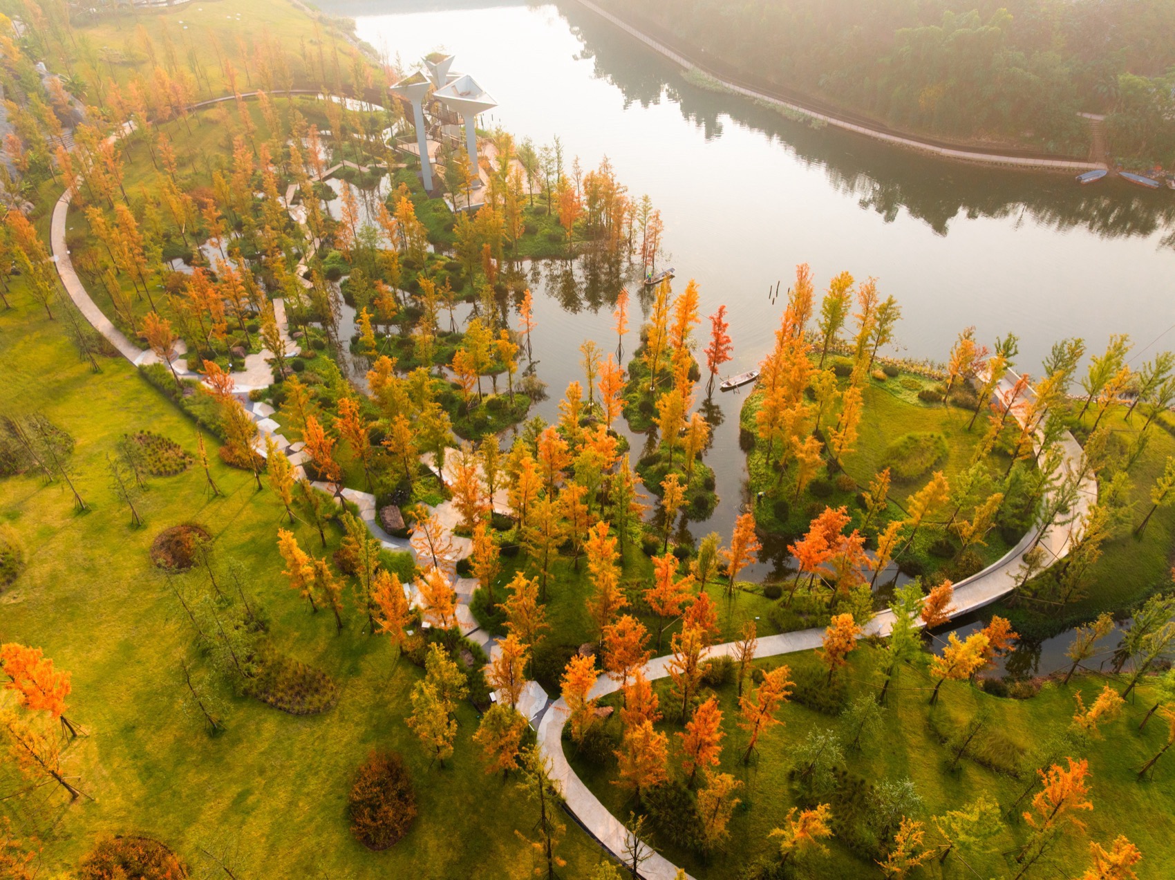 重庆麓溪湖·原滩公园丨中国重庆丨WTD纬图设计-4