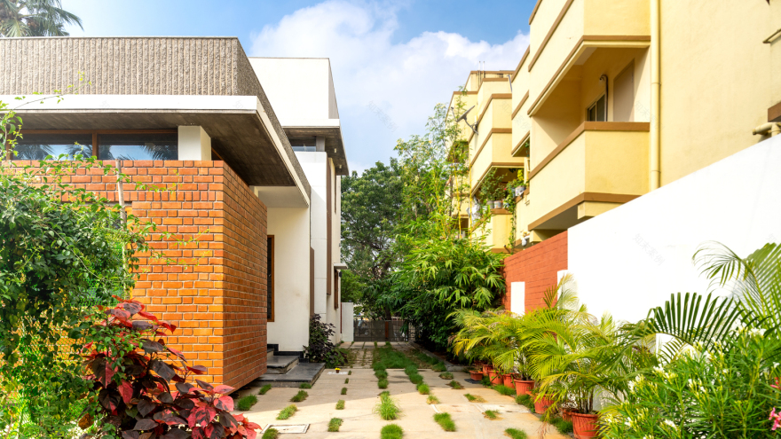 Rooted House · 回归自然的别墅设计丨印度金奈丨Triple O Studio-28