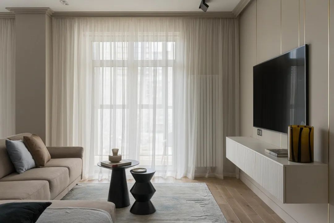 104㎡米色公寓设计丨Alina Kornya-0