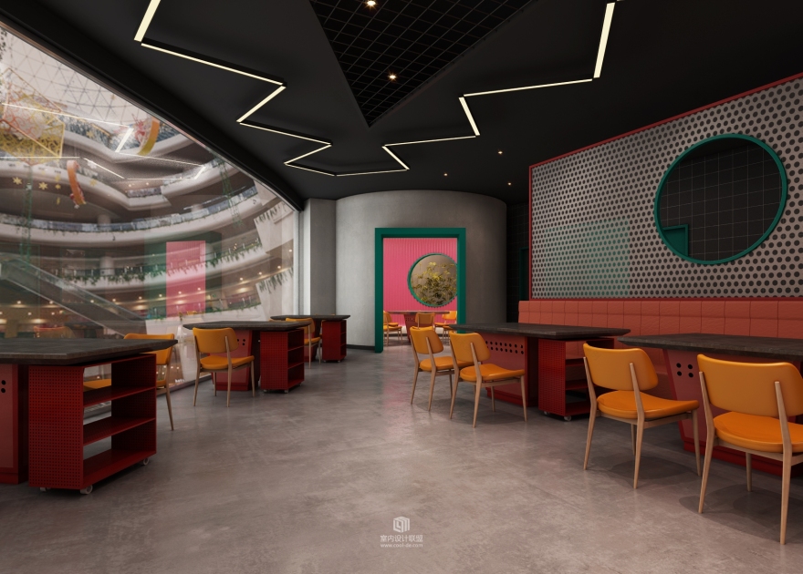 邓家佳打造盘锦 HI 辣火锅,山舍室内设计诠释工业风-27