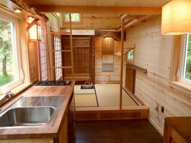 134 Sq· Ft· 日本微型茶室丨美国俄勒冈丨俄勒冈小屋公司-9