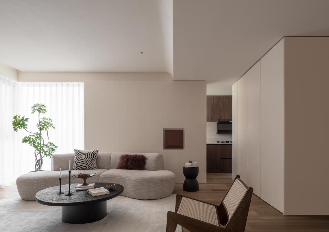 LDK联动造洄游动线,温暖的木质极简家-14